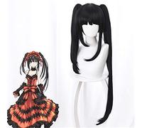 Anime DATE A LIVE Nightmare Tokisaki Kurumi Parrucca lunga Costume cosplay Donna Capelli sintetici Festa di Halloween Parrucche con giochi di ruolo