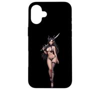 Anime degli Elfi Oscuri Waifu Ecchi Fantasy Art Custodia per iPhone 16 Plus