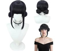 Anime Dem0n Cosplay Parrucca Hunter Cosplay per bambini, parrucca lunga viola per cos-y bambini, costume da bambini viola viola parrucca lunga cos-play per Halloween Carnevale festa in maschera