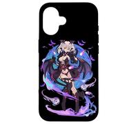 Anime Demon Girl Japanese Aesthetic Waifu Kawaii Otaku Art Custodia per iPhone 16