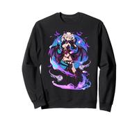 Anime Demon Girl Japanese Aesthetic Waifu Kawaii Otaku Art Felpa