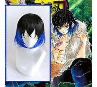 Anime Demon Slayer Kimetsu No Yaiba Parrucche Cosplay Inosuke Hashibira Parrucca cosplay Parrucca sintetica Capelli Festa di Halloween Lama del demone
