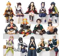 * Anime Demone Slayer Figura Kamado Tanjirou Nezuko Action Figures PVC Modello Giocattoli Zenitsu Figurine Inosuke Kimetsu No Yaiba Figura