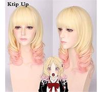 Anime Diabolik Lovers Komori Yui Parrucca Cosplay Rosa Bionda Ombre Mix Ricci Parrucche Sintetiche Per Le Donne Parrucca Costume Del Partito
