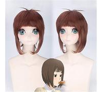 Anime dire"Ti amo" Tachibana Mei Parrucche Cosplay Fibra sintetica per capelli ad alta temperatura Capelli corti Parrucca marrone