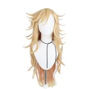 Anime Douma Cosplay Parrucca, Bionda Capelli Lunghi, Halloween Costume Partito Kimetsu No Yaiba Gioco di Ruolo Parrucca + Parrucca Cap