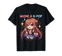 Anime E K-Pop Musica Pop-Coreana Ragazza KPop Anime Maglietta