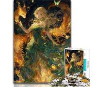 Anime-Engel-Puzzle 1000 Teile für Erwachsene und Jugendliche, Familienspiel zum Stressabbau, schwierige Herausforderung, Künstlersammlung, bildende Kunst, 38x26cm