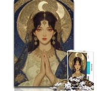 Anime-Engel-Puzzles für Erwachsene und Teenager, Puzzle, Dekomprimieren, intellektuelles Lernspielzeug, Wichtelgeschenke, 38x26cm