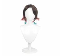 Anime Enmu Dream Cosplay Parrucca, Donne Colore Misto Capelli Corti Halloween Costume Festa Gioco di Ruolo