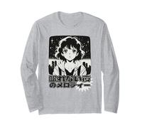 Anime Estetica Notte Insonne Retro anni '80 '90 City Pop Style Maglia a Manica