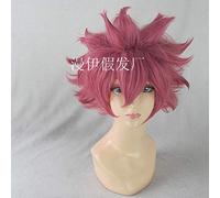 Anime Fairy Tail Etherious Natsu Dragneel Parrucca corta rosa Cosplay Costume Uomo Donna Resistente al calore Parrucche sintetiche Parrucche da festa 1100410147