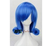 Anime Fairy Tail Women Juvia Loxar Cosplay Parrucca Blu Breve Ricci Capelli Sintetici Gioco Di Ruolo Parrucca Costumi K081