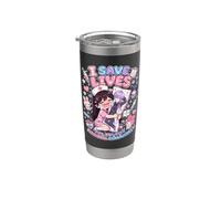 Anime Fan - Salvo Vite e Piango per i Personaggi Bicchiere termico in acciaio inox doppia parete