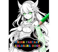 Anime Fantasy Coloring Books