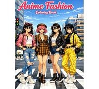 Anime Fashion Coloring Book