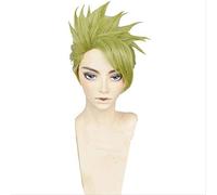 Anime Fate/Apocrypha Achilles Cosplay Wig Short Green Heat Resistant Synthetic Hair Wigs + Wig Cap