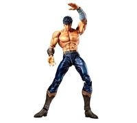 Anime Figura Kenshiro Super Action Statua Figura mobile congiunta Accessori intercambiabili PVC Modello Ornamenti da tavolo