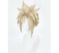Anime Final Fantasy Vii 7 Cosplay Cloud Strife Wig Linen Gold Party wig