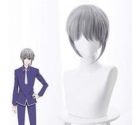 Anime Fruits Basket 2019 Parrucche Cosplay Souma Yuki Parrucca Cosplay Parrucca sintetica resistente al calore Capelli Halloween Festa di Carnevale