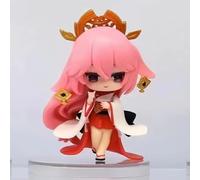 Anime Game Figura in Piedi per Impact, Figures Statua Giocattolo Umanoide Anime Decorazione per Tavolo Periferico,1 Yae Miko