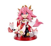 Anime Game Figura in Piedi per Impact, Figures Statua Giocattolo Umanoide Anime Decorazione per Tavolo Periferico,1 Yae Miko