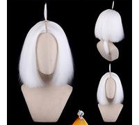 Anime Game Hatake Kakashi White Cosplay Wig Synthetic Hair Halloween Costume Party Play Wigs OneSize white10