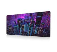 Anime Gaming Pad City Extended Large Desk Mat Big Pad Base in gomma antiscivolo Cucito Bordo Lungo Scrivania Gaming