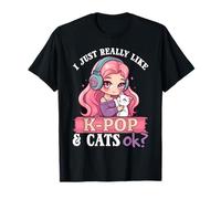Anime & Gatti K-Pop Maglietta