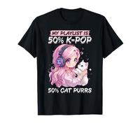 Anime & Gatti K-Pop Maglietta