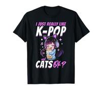 Anime & Gatti K-Pop Maglietta