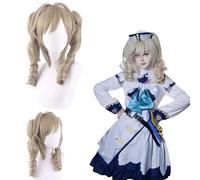 Anime Genshin Impact Barbara Parrucca Cosplay per tutti i personaggi Festa di Carnevale di Halloween per donne Ragazze e ragazzi