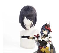 Anime Genshin Impact Sara Short Cosplay Wig Heat Resistant Synthetic Hair