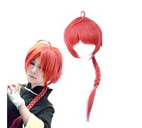 Anime giapponese Gintama Mens Kamui Parrucca cosplay Kamui Giochi di ruolo Costumi di capelli a treccia arancione PL-095