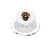 Anime giapponese Samurai Gatto Moto Kawaii Ninja Cat PopSockets PopGrip per MagSafe
