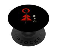 Anime giapponese Spirits Samurai Sword Warrior Woodblock Art PopSockets PopGrip Adesivo