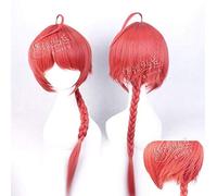 Anime Gintama Parrucca Cosplay Gintoki Sakata Terakado Tsu Kagura Costume Cosplay Parrucche Argento Bianco Viola Parrucca Cosplay + Protezione Parrucca Taglia Unica Pl-095 Kagura Jinghu
