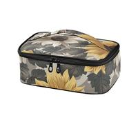 Anime Girasole Ash Caffè Nero Piccole Borse Pranzo per le Donne) Carino Lunch Box per Impermeabile Insegnante Lunch Box
