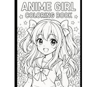 Anime Girl Coloring Book
