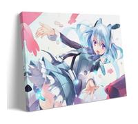 Anime Girl Leaning Back Living Room Wall Art 60 x 90 cm