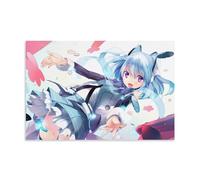 Anime Girl Leaning Back Modern Home Kitchen Dormitory Kids Room Mural 30 x 45 cm