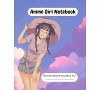 Anime Girl Notebook: 120 Pages | 8" x 10" | Cute & Stylish Journal for School, Work, or Journaling