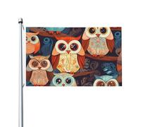 Anime Gufo Benvenuto Giardino Bandiera 90x150 Cm No Fade Doppio Lato Casa Yard Bandiere Outdoor Banner Decor Per Cortile Portico Prato