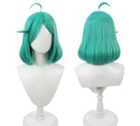 Anime Gushing Over Magical Girls Anemo Nemo parrucca Cosplay verde capelli corti lisci Halloween Party Role Play parrucca Cap