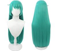 Anime Gushing Over Magical Girls Minakami Sayo parrucca Cosplay verde capelli lunghi lisci Halloween Party Role Play parrucca Cap