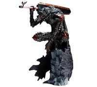 Anime Guts Figure Guts Battle Version Damaged Action Figurine PVC Nero Spadaccino Guts Cambiare Viso Modello Statua Giocattolo Collezioni Ufficio Decorazioni Regalo