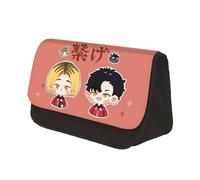 Anime Haikyu!! Astuccio per cancelleria Shoyo Hinata, astuccio 3D, cartone animato, grande capacità, adatto per ragazze e ragazzi, regalo di tipo 1, 22 x 13 x 7,5 cm, Tipo 8., 22*13*7.5CM, Sacchetto