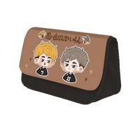 Anime Haikyu!! Astuccio per cancelleria Shoyo Hinata, astuccio 3D, cartone animato, grande capacità, adatto per ragazze e ragazzi, regalo di tipo 1, 22 x 13 x 7,5 cm, Tipo 5, 22*13*7.5CM, Sacchetto di