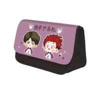 Anime Haikyu!! Astuccio per cancelleria Shoyo Hinata, astuccio 3D, cartone animato, grande capacità, adatto per ragazze e ragazzi, regalo di tipo 1, 22 x 13 x 7,5 cm, Tipo 2., 22*13*7.5CM, Sacchetto