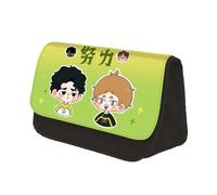 Anime Haikyu!! Astuccio per cancelleria Shoyo Hinata, astuccio 3D, cartone animato, grande capacità, adatto per ragazze e ragazzi, regalo di tipo 1, 22 x 13 x 7,5 cm, Tipo 7, 22*13*7.5CM, Sacchetto di